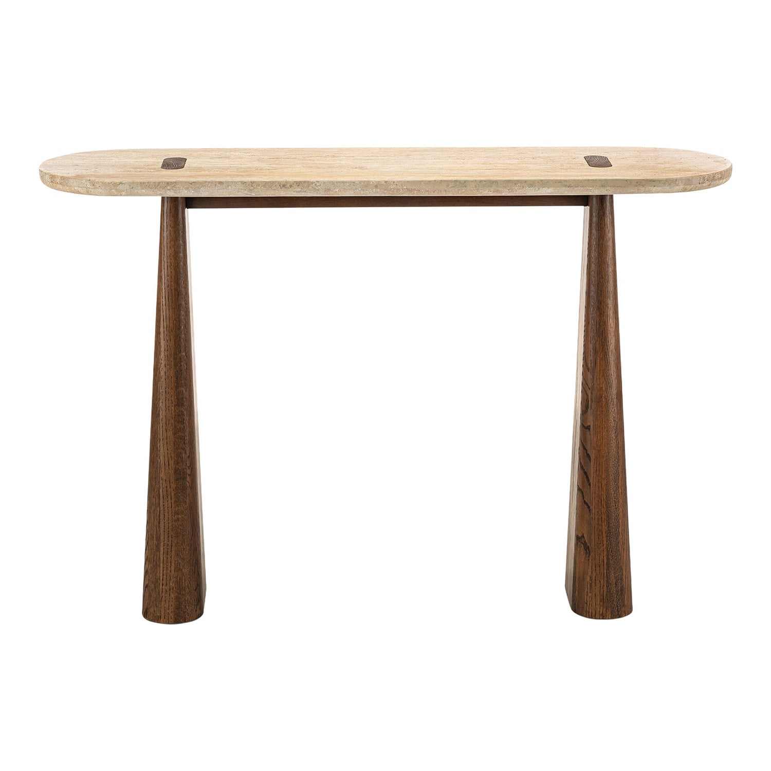 Lalucha Turkish Travertine Stone Console Table