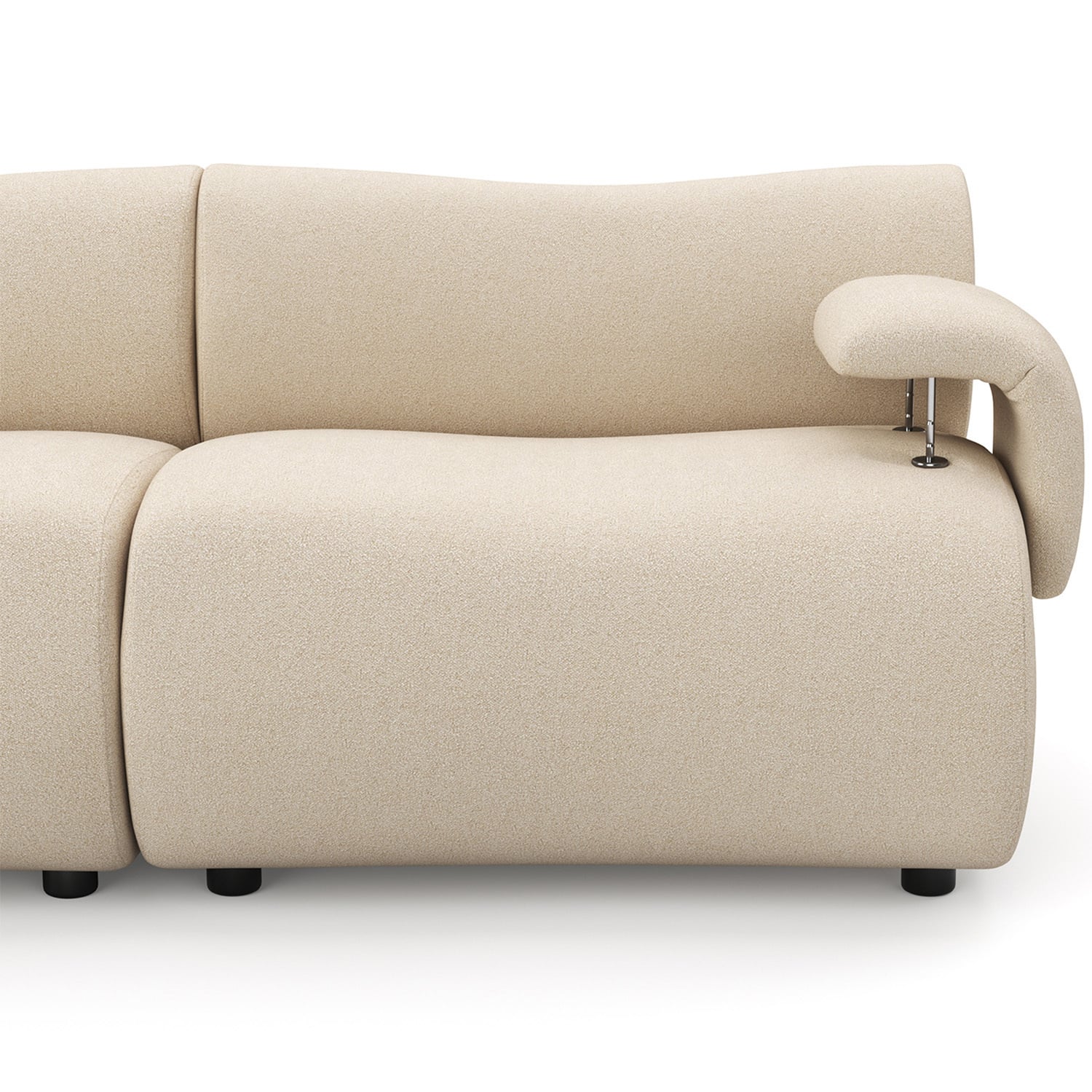 Delaney 2 Seater Boucle Modular Sofa