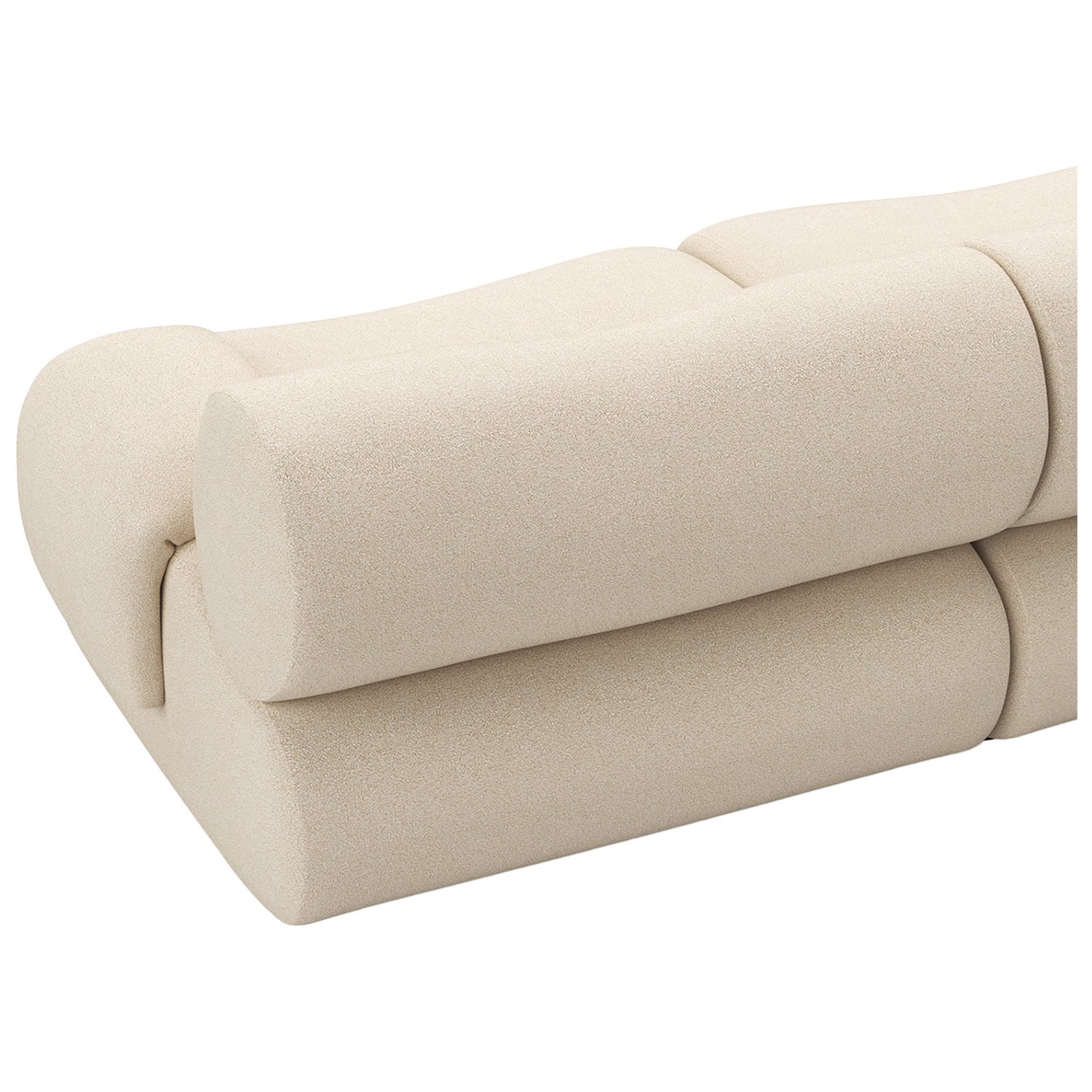 Delaney 2 Seater Boucle Modular Sofa