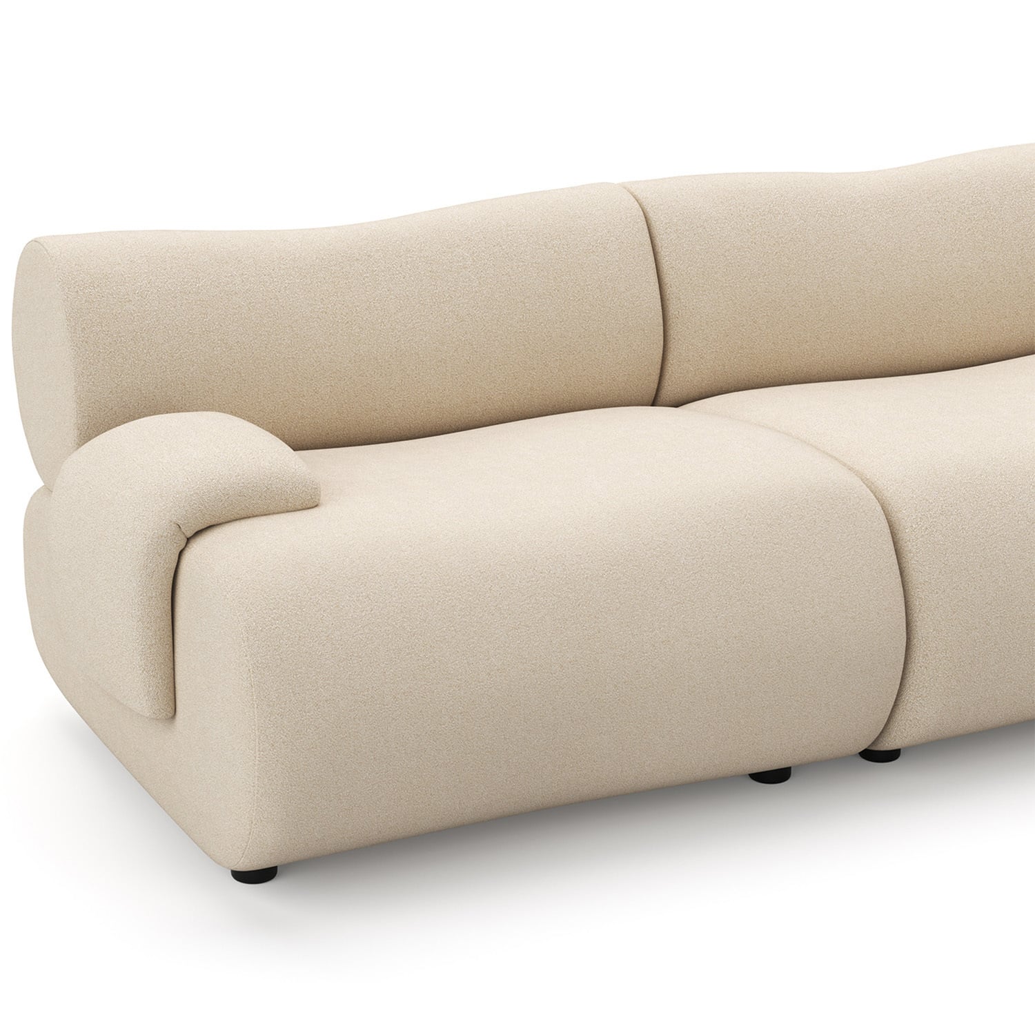 Delaney 4 Seater Boucle Modular Sofa