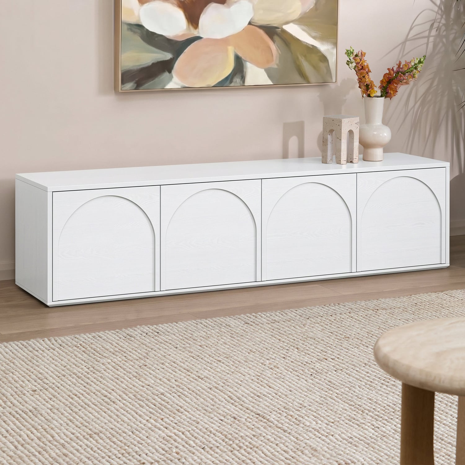 180cm Gavin 4 Door Arch Entertainment Unit