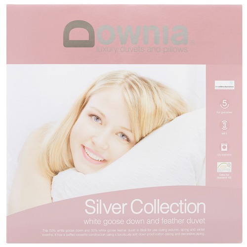 Downia Silver Goose Down Feather Duvet Reviews Temple Webster