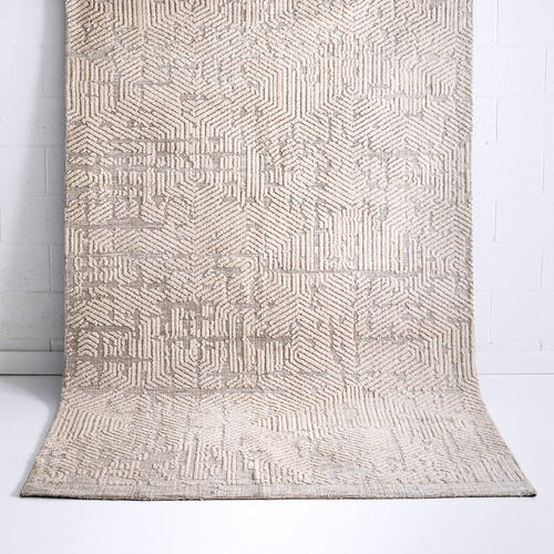 Ivory Lona Power-Loomed Rug