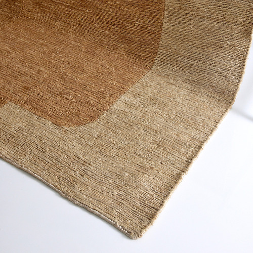 Yazid Hand-Woven Jute Shaped Rug