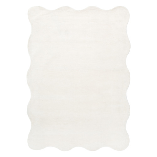 Ivory-Effie-Hand-Tufted-Scalloped-Rug