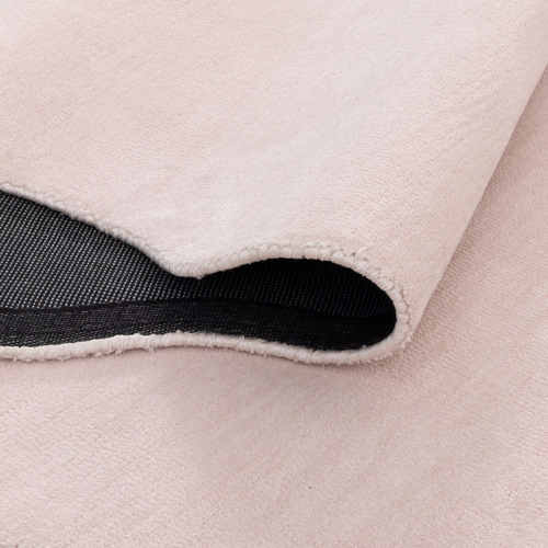 Pink Geneva Scalloped Hand-Tufted Shaped Rug