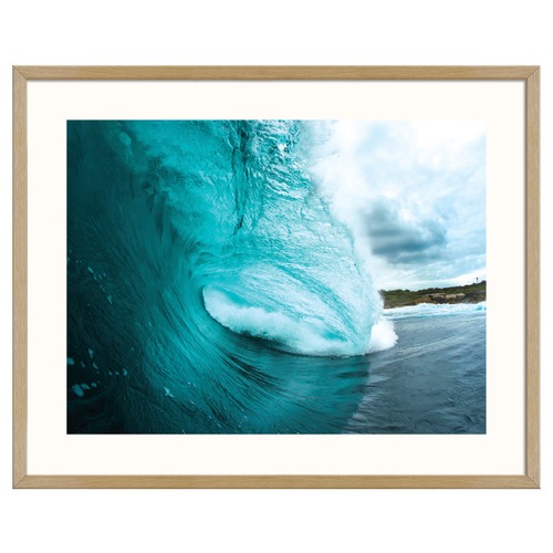 Turquoise Wave  Printed Wall Art