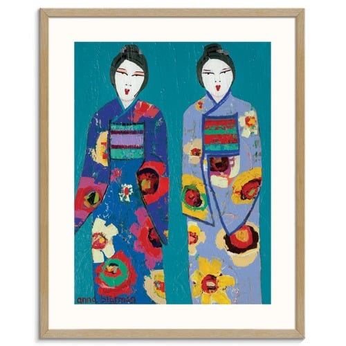 Anna & Kushki Printed Wall Art by Anna Blatman
