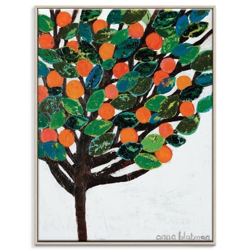 Orange Galore Printed Wall Art by Anna Blatman