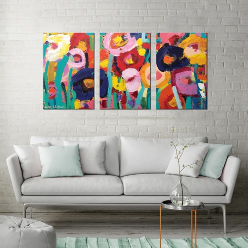 Our Artists' Collection Joletta Triptych Stretched Canvas | Temple ...