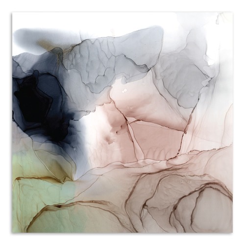 Blush Abstract Printed Wall Art