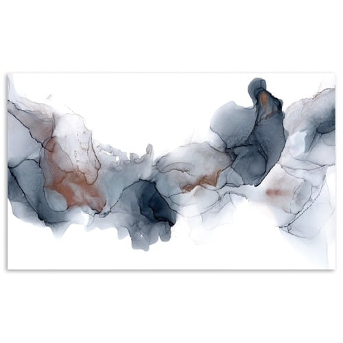 Fire & Ice Abstract Printed Wall Art