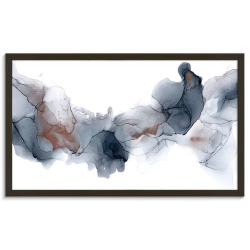 Fire & Ice Abstract Printed Wall Art