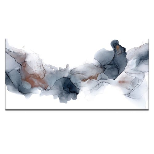 Fire & Ice Abstract Printed Wall Art