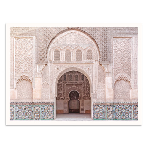Moroccan Arch Printed Wall Art