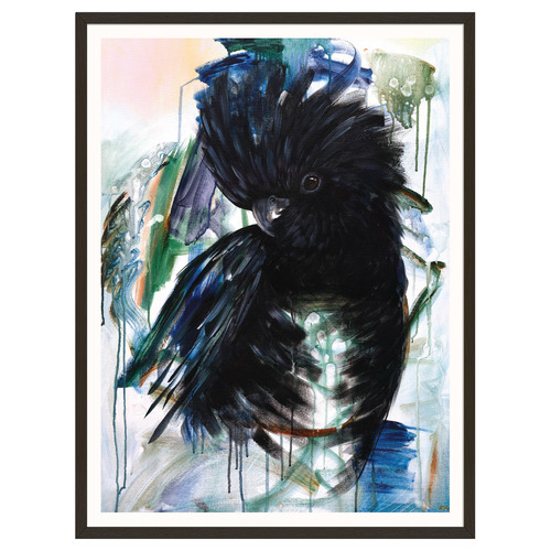 Vincent Black Cockatoo Printed Wall Art