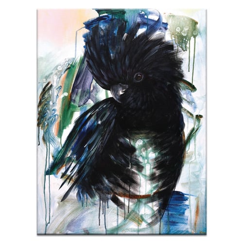 Vincent Black Cockatoo Printed Wall Art