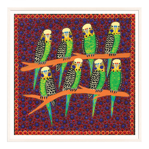 Budgies Printed Wall Art