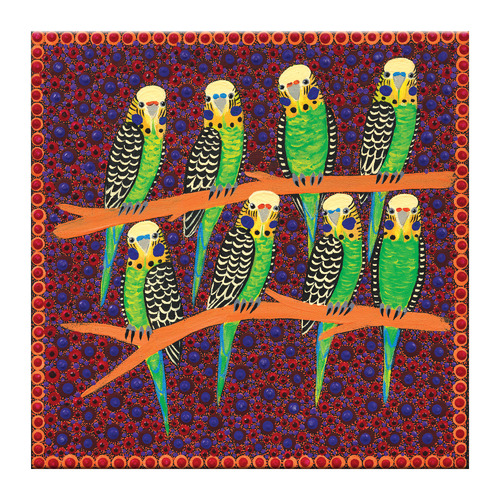 Budgies Printed Wall Art