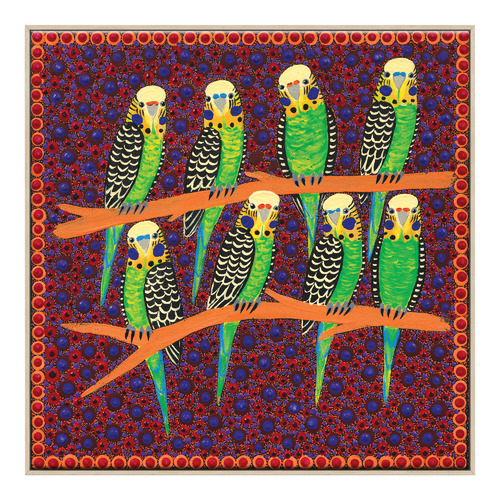 Budgies Printed Wall Art