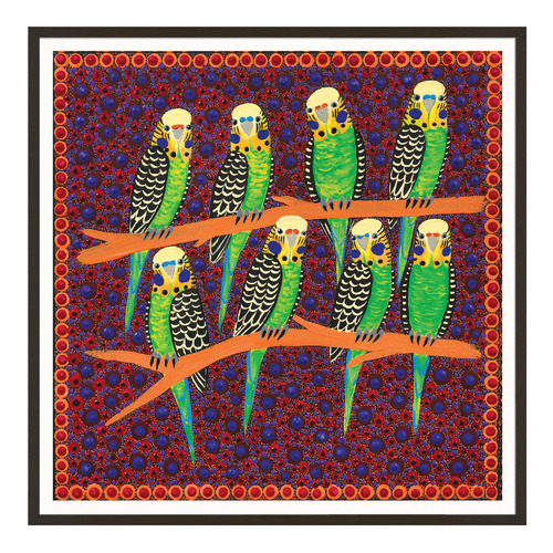 Budgies Printed Wall Art