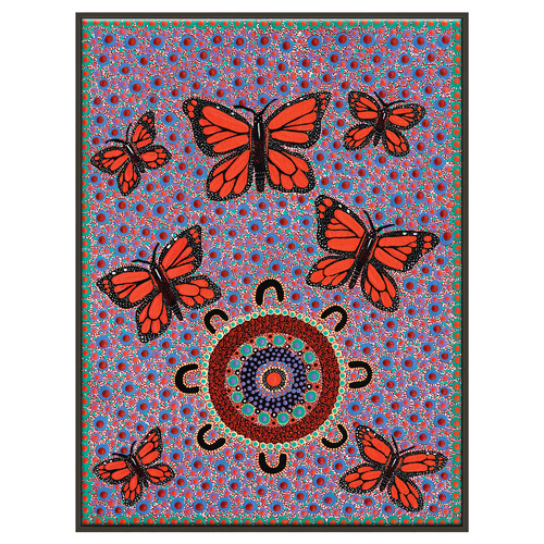 Children Catching Butterflies Printed Wall Art