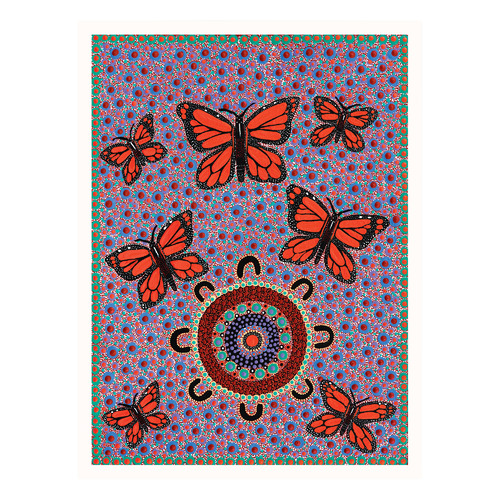 Children Catching Butterflies Printed Wall Art