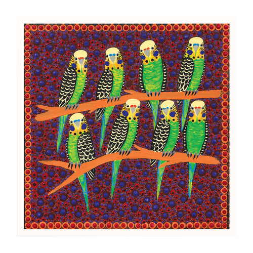 Budgies Printed Wall Art