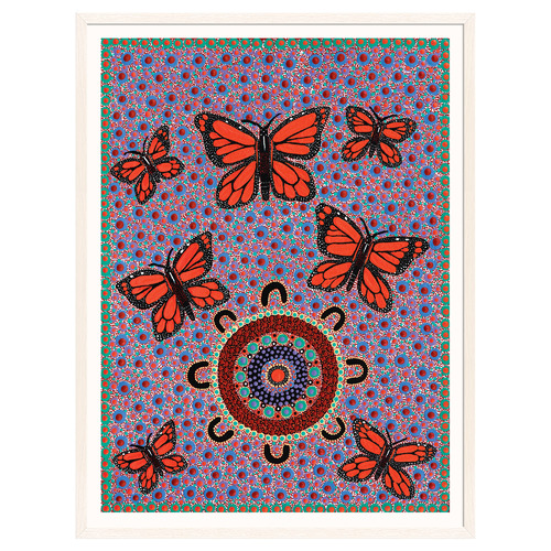 Children Catching Butterflies Printed Wall Art