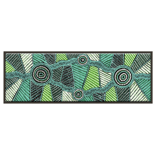 Yirringarni Green Waterhole Printed Wall Art
