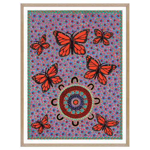 Children Catching Butterflies Printed Wall Art