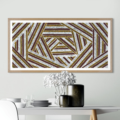 Jilamara Tiwi Art Tiwi Way Printed Wall Art
