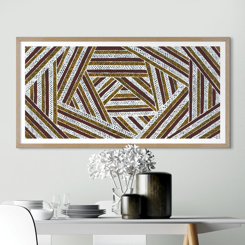 Jilamara Tiwi Art Tiwi Way Printed Wall Art