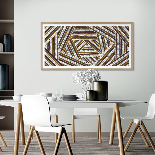 Jilamara Tiwi Art Tiwi Way Printed Wall Art