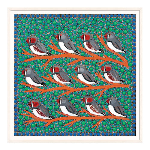 Zebra Finches Printed Wall Art
