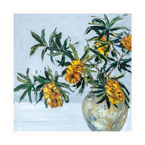 Banksia in a Pot Printed Wall Art