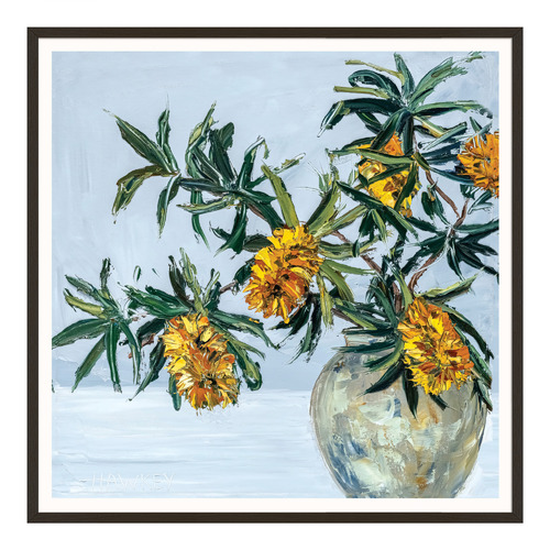 Banksia in a Pot Printed Wall Art