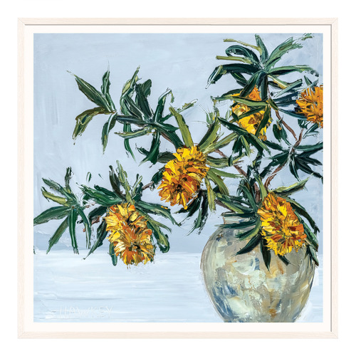 Banksia in a Pot Printed Wall Art