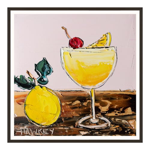 Amaretto Sour & A Lemon Printed Wall Art