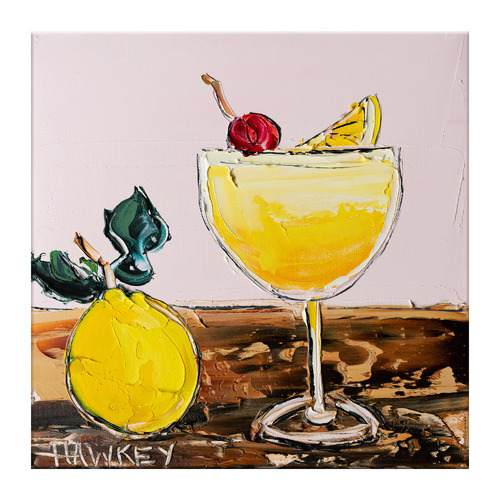 Amaretto Sour & A Lemon Printed Wall Art