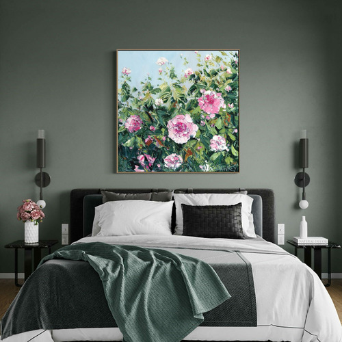 Pink Roses Printed Wall Art | Temple & Webster