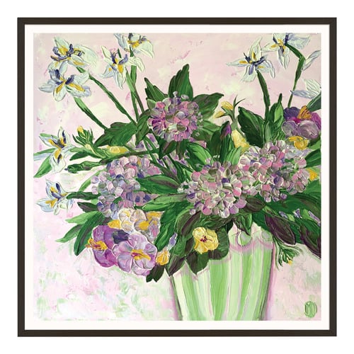 Blushious Iris Printed Wall Art