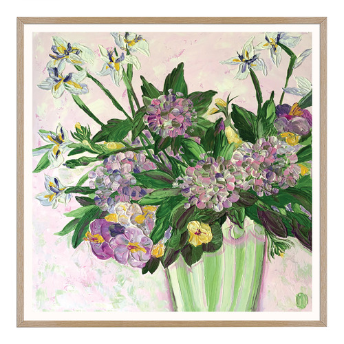 Blushious Iris Printed Wall Art