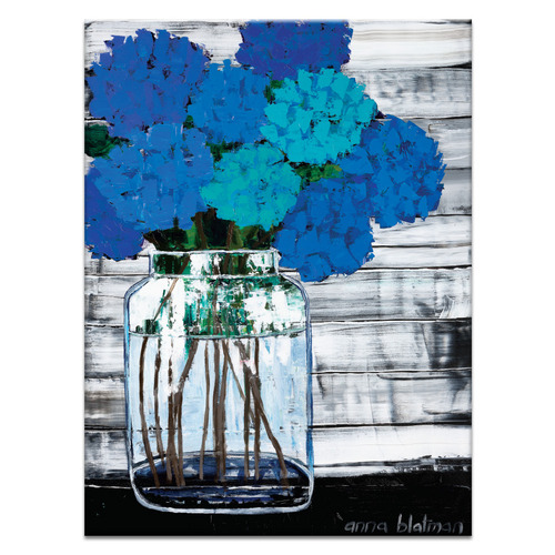 Pamela Hydrangea Abstract Wall Art