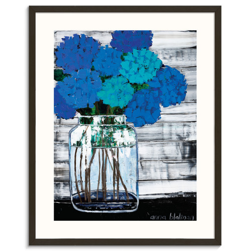 Pamela Hydrangea Abstract Wall Art