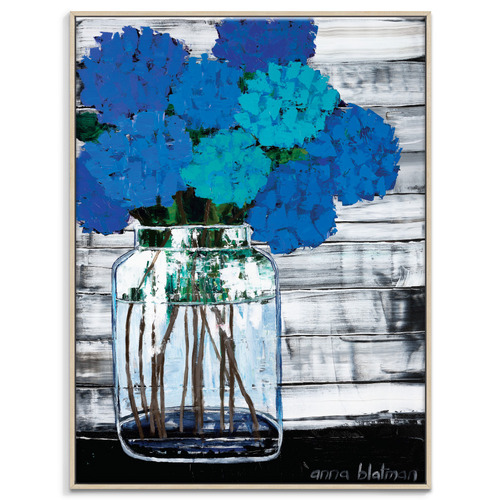 Pamela Hydrangea Abstract Wall Art