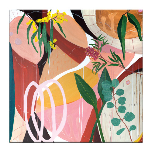 Red Centre Printed Wall Art by Lizzie Alsop