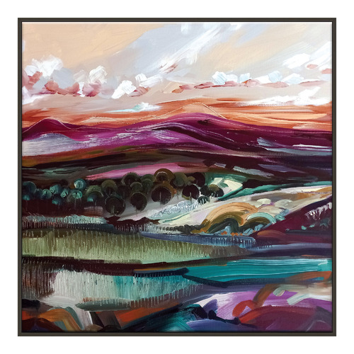 Our Artists' Collection Macedon Sunrise I Printed Wall Art Temple