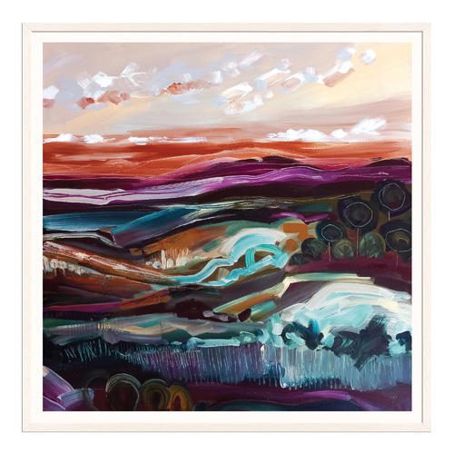 Our Artists' Collection Macedon Sunrise II Printed Wall Art Temple