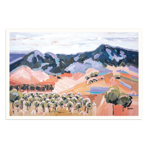 Macedon Vineyard Printed Wall Art
